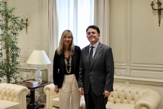 Lorenzo Bragado presenta la Memoria del TSJ de Canarias a la presidenta del CGPJ